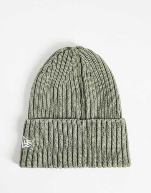 New Era NY Yankees Strickmütze mit Umschlag in verwaschenem Khaki, 3 von 3