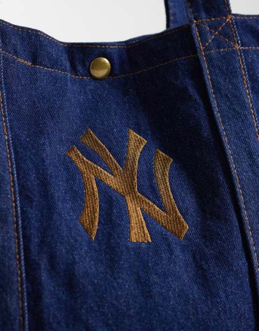 New Era - NY Yankees - Suède denim tote tas in multi, 3 van 4