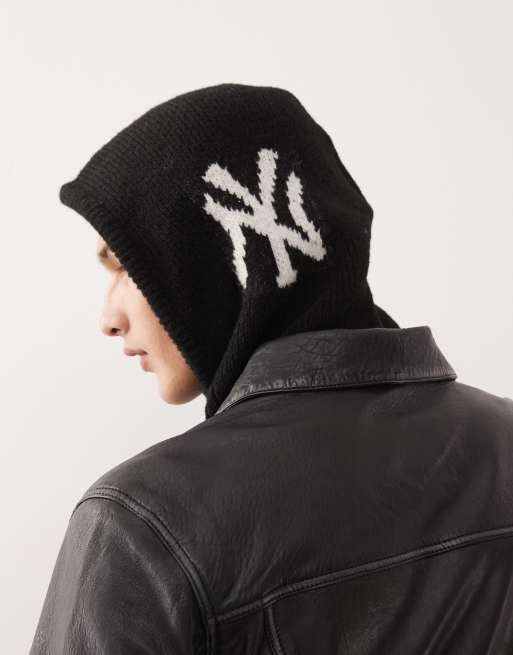 New Era – NY Yankees – Svart, stickad balaklava med logga, 3 av 3
