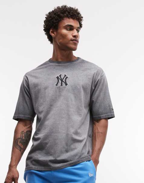 New Era - NY Yankees - T-shirt a maniche corte grigio slavato con logo - view 1
