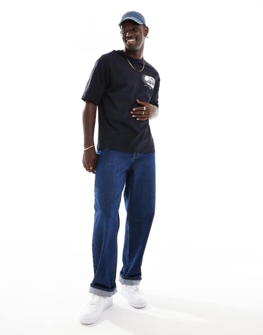 New Era - NY Yankees - T-shirt blu navy con stampa a tema baseball, 2 di 4