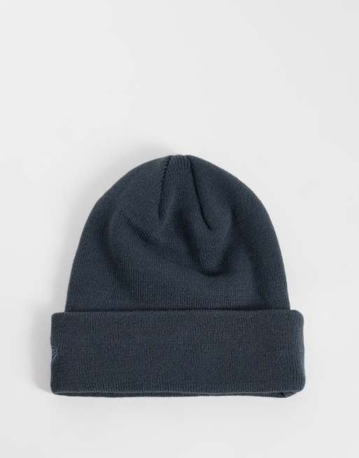 New Era NY Yankees Ton-in-Ton-Logo Strickmütze mit Umschlag in Dunkelgrau, 3 von 3