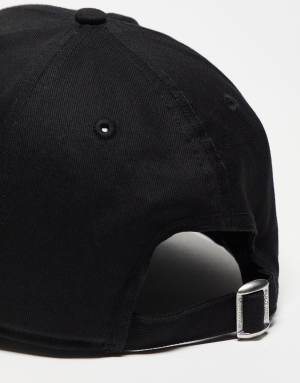 New Era NY Yankees tonal logo 9forty cap in black