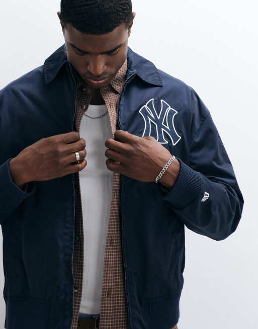 New Era – NY Yankees – Trainerjacke in Marineblau mit Logo, 4 von 5
