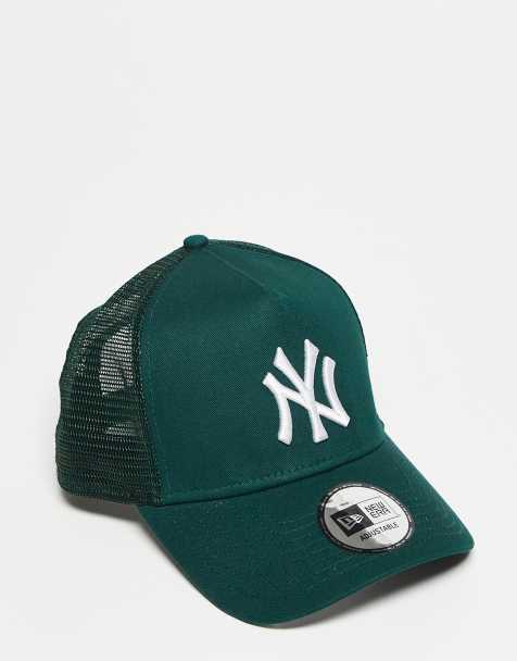 New Era NY Yankees trucker cap in dark green - view 1