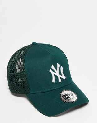 New Era - NY Yankees - Trucker-Kappe in Dunkelgrün