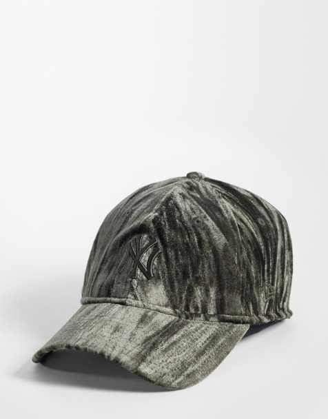 New Era NY Yankees womens 9forty fløjlskasket i khaki - view 1