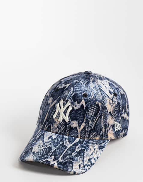 New Era NY Yankees womens 9forty snake print cap in grey multi - view 1