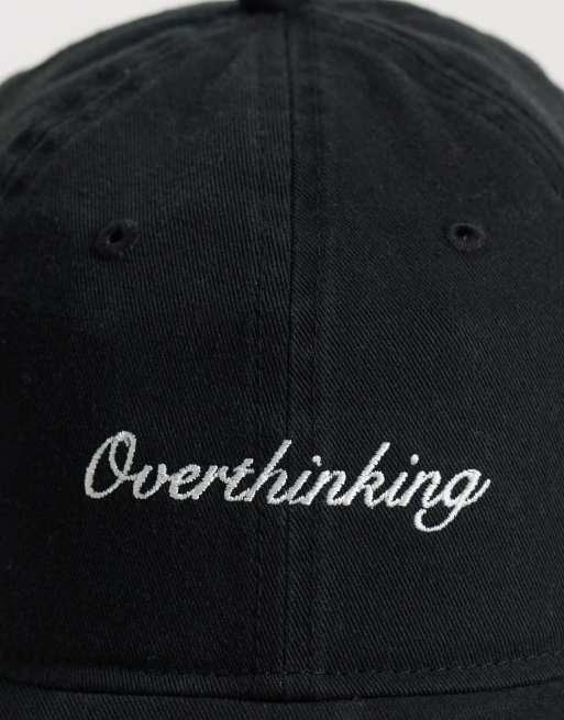 New Era NY Yankees womens 9twenty slogan distressed cap in black, 2 of 3