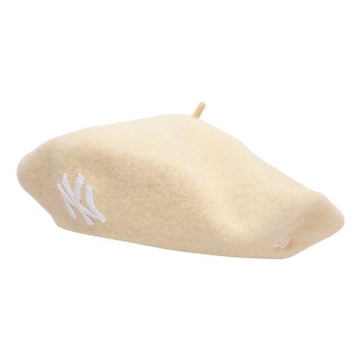 New Era NY Yankees wool beret in beige