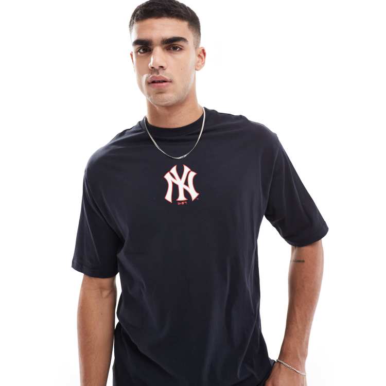 New Era NY Yankees world series t-shirt in black | ASOS