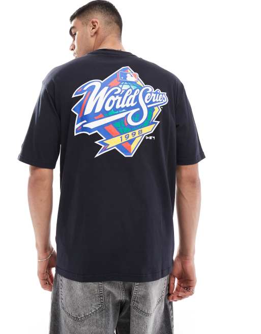 ☆New Era☆ New Era World Wide T-Shirt Black 14679799 New Era Lifestyle 59FIFTY Oversized T-Shirt D02_26 | New Era