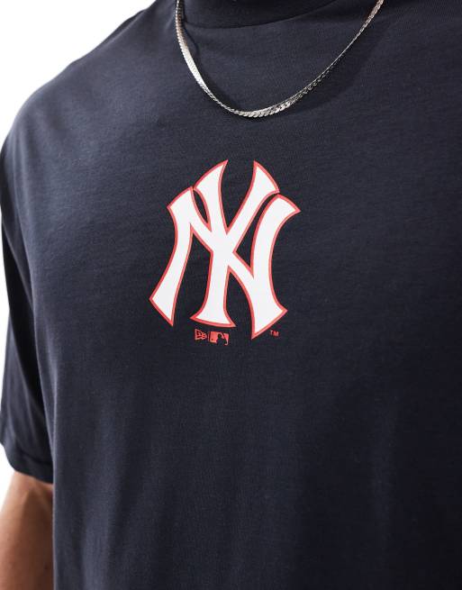 New Era NY Yankees world series t-shirt in black | ASOS