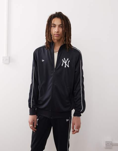 New Era NY Yankees zip through sweat top in navy - view 1