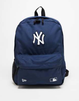 New Era New Era NY Yankess logo back pack in blue