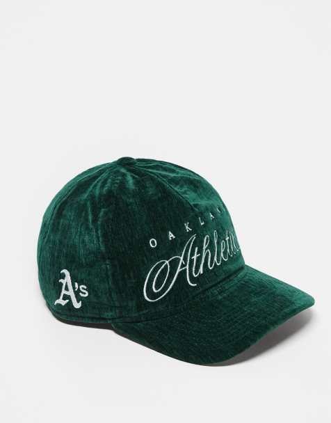 New Era - Oakland Athletics - 19twenty - Pet van fluweel met letterprint in groen - view 1