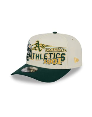 New Era Oakland Athletics 9ffity graphic logo cap with contrast peak in multi