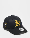 [New Era] New Era Oakland Athletics 9Forty cap in black One Size BLACK