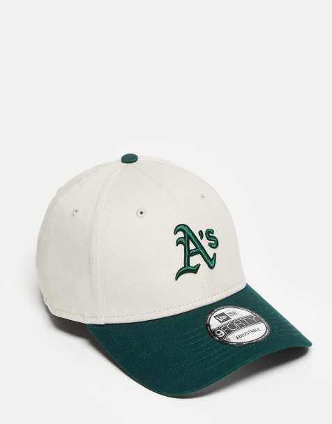 New Era Oakland athletics 9forty contrast peak cap in green/white - view 1