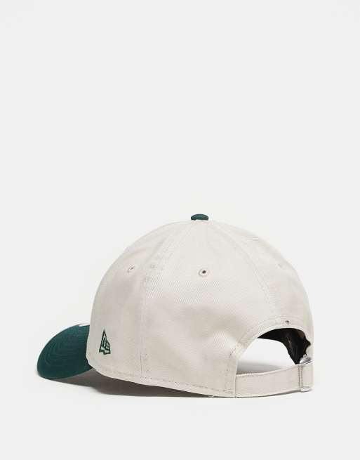 New Era – Oakland Athletics – 9forty – Kappe in Weiß mit Kontrast-Schirm in Grün, 3 von 3