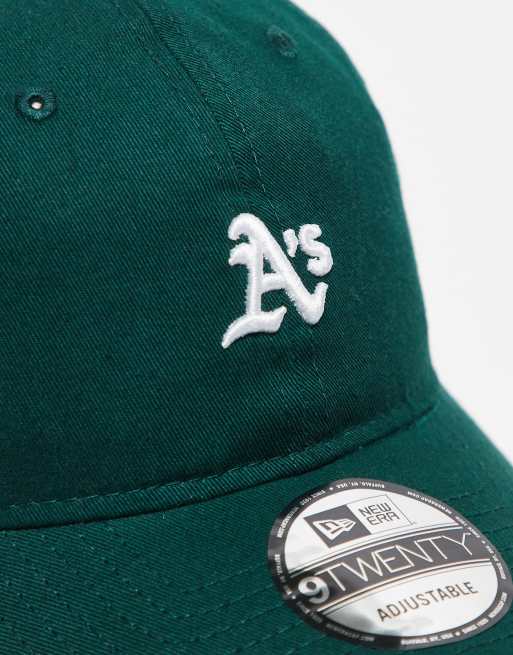 New Era – Oakland Athletics 9twenty – Blekgrön, ostrukturerad keps med liten logga, 2 av 3