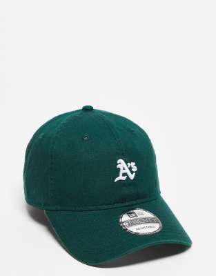New Era New Era Oakland Athletics 9twenty unstructured mini logo in washed green