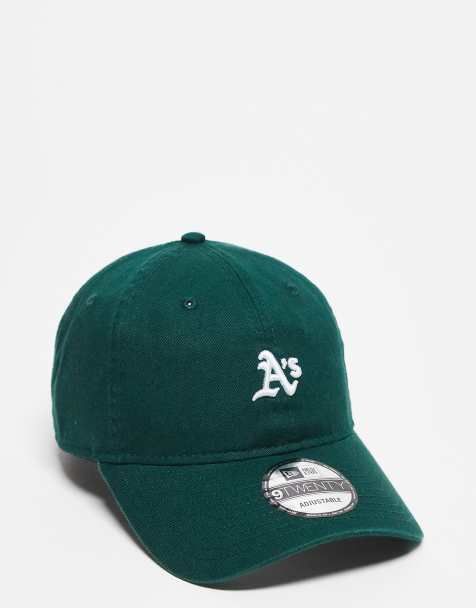 New Era Oakland Athletics 9twenty unstructured mini logo in washed green - view 1