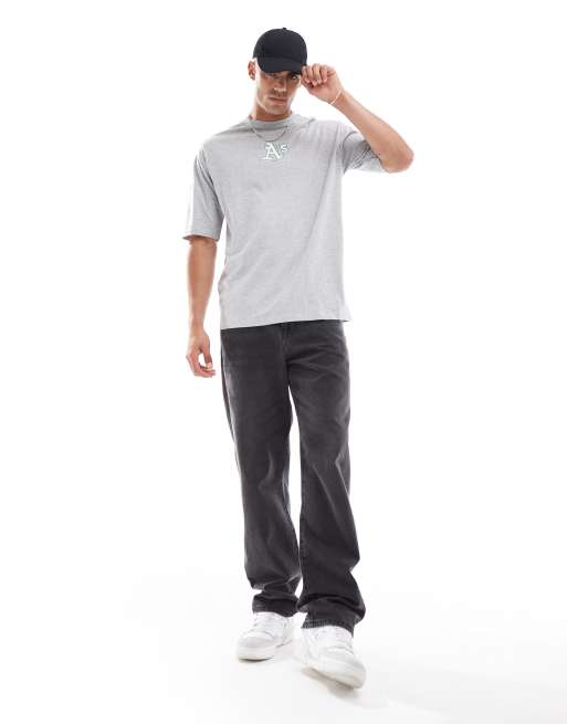 New Era – Oakland Athletics – Grå t-shirt med "Athletic World Series"-tryck, 4 av 4