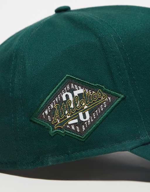 New Era Oakland Athletics logo 9forty trucker cap in green, 2 of 3