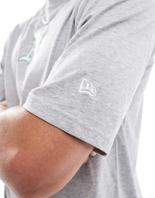 New Era Oakland Athletics world series t-shirt in grey, 2 of 4