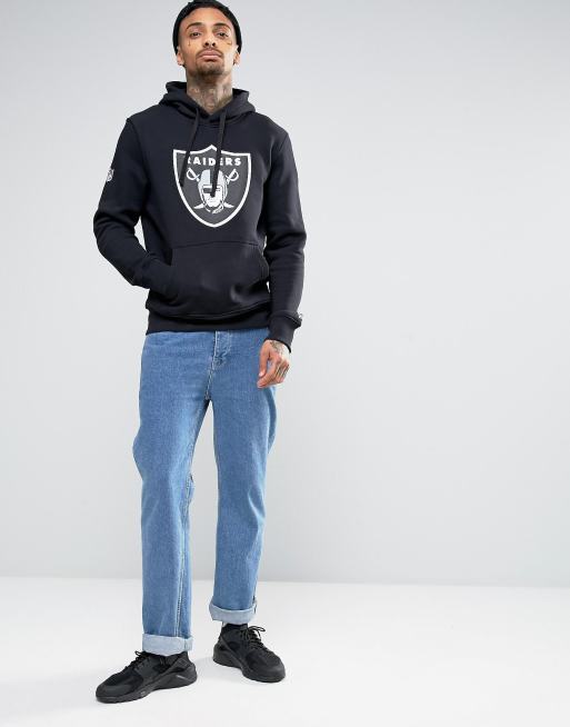 Sweatshirt / Hoodie New Era Border Edge Track Jacket Raiders gray