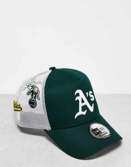New Era – Oaklands Athletics – Grön truckerkeps med flera märken