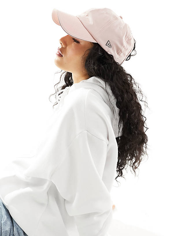 New Era - open back cap in pink