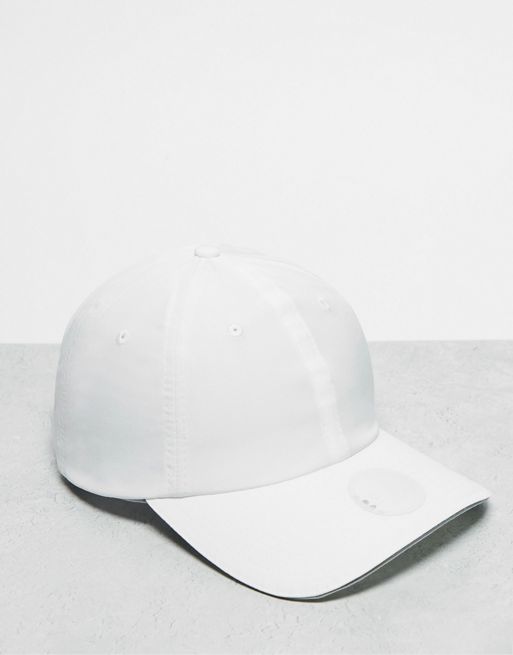 New Era open back cap in white