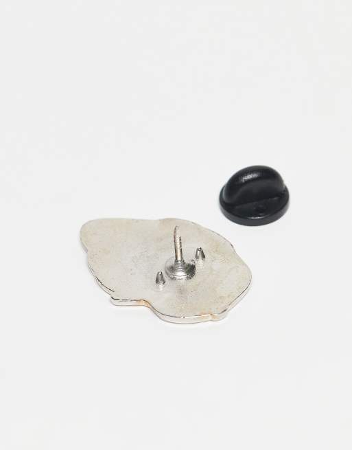 New Era - Pin's pour chapeau en métal motif extra-terrestre - Argenté, 2 de 3