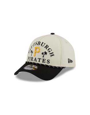 New Era New Era Pittsburgh Pirates 9forty logo cap with contrast peak in multi
