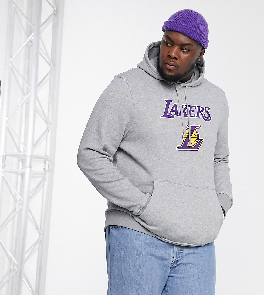 New Era Plus NBA Los Angeles Lakers hoody in grey