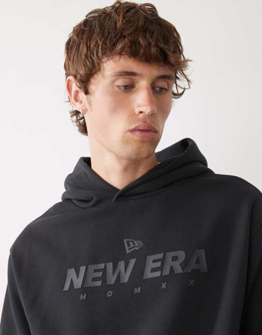 New Era pullover oversized hoodie in black, 5 of 5