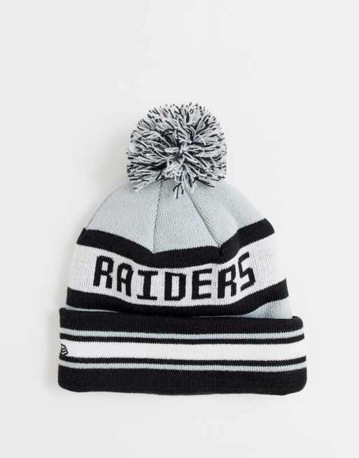 New Era raiders bobble beanie hat ASOS