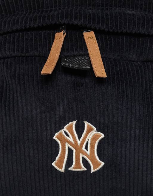 New Era - Sac à dos en velours côtelé à logo NY - Noir, 2 de 4