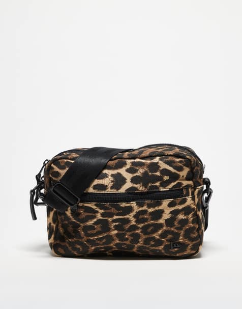 New Era - Sac bandoulière façon pochette à détails zippé - Imprimé léopard - view 1