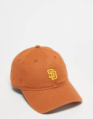 New Era - San Diego Padres 9Twenty - Kappe in Braun mit kleinem Logo