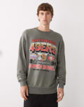 [New Era] New Era San Francisco 49ers oversized sweatshirt in grey S GREY