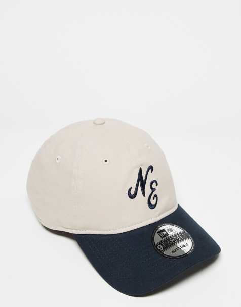 New Era script branded 9twenty cap in navy - view 1