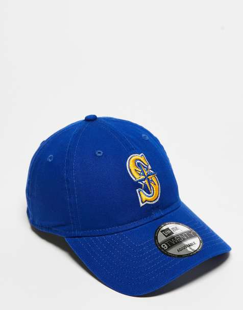 New Era Seattle Mariners 9Twenty washed cotton baseball cap in blue - view 1