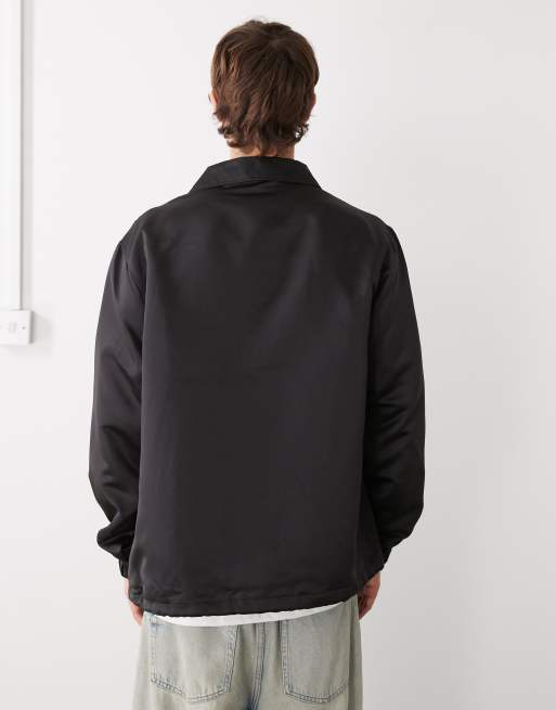 New Era - Sort coach-jakke med flere mærker og broderi, 3 af 5