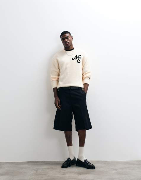 New Era – Strickpullover in Beige mit Logo - view 1