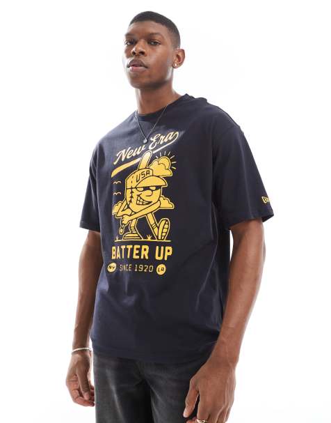 New Era - T-shirt blu navy con grafica - view 1