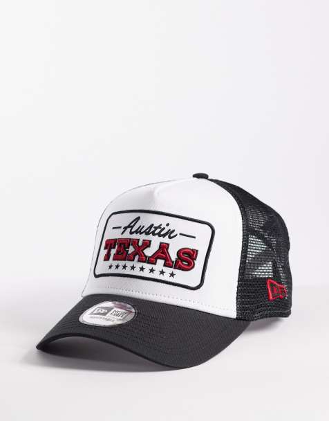 New Era - Texas Location - Cappellino trucker nero/bianco con toppa - view 1