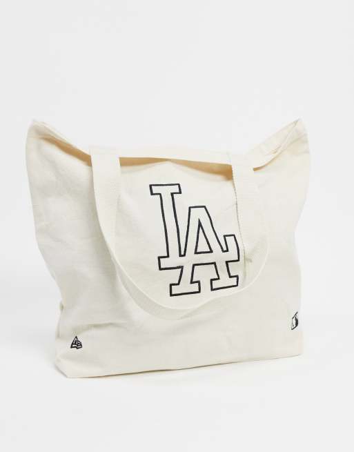 New Era Tote Bag In White Faoswalim